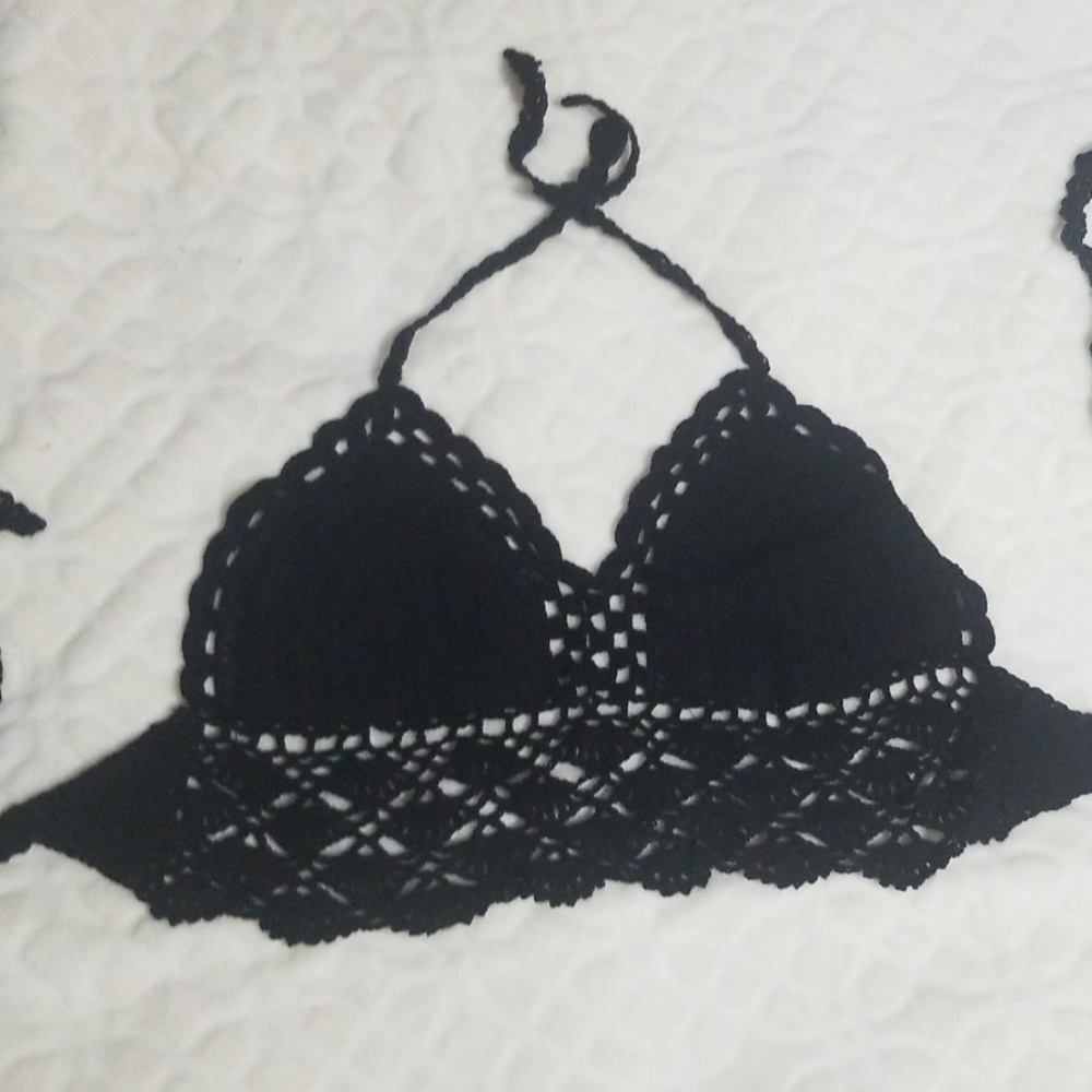 Knitted crop top
